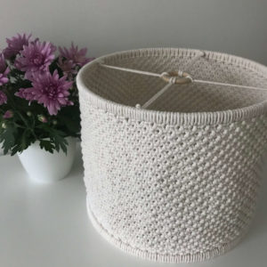 Macramé stropní stínidlo