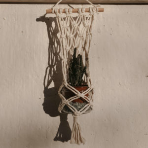 Macramé závěsný držák