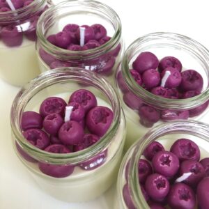 Svíčka sójová, borůvka